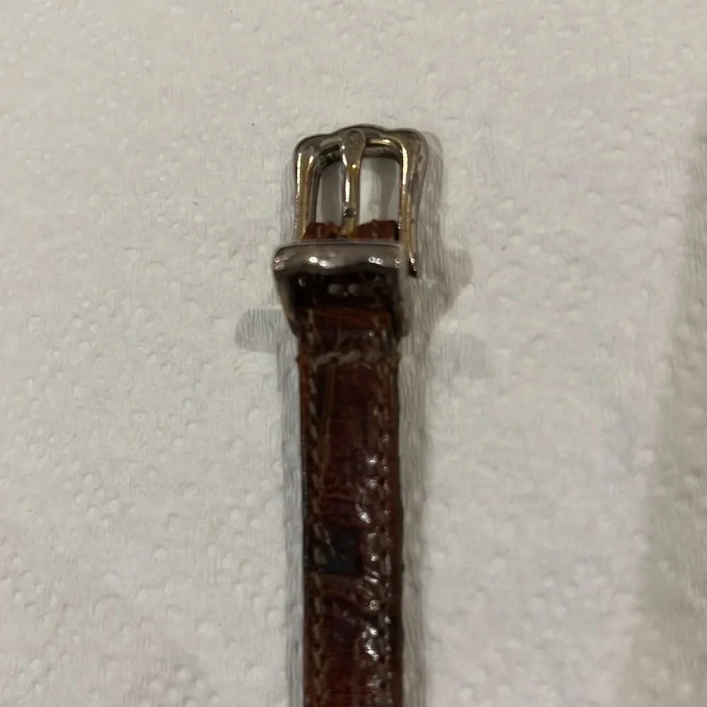Brighton Brown Silvertone Leather Bracelet - Picture 3 of 5